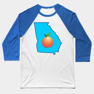 Blue Georgia Baseball T-Shirt